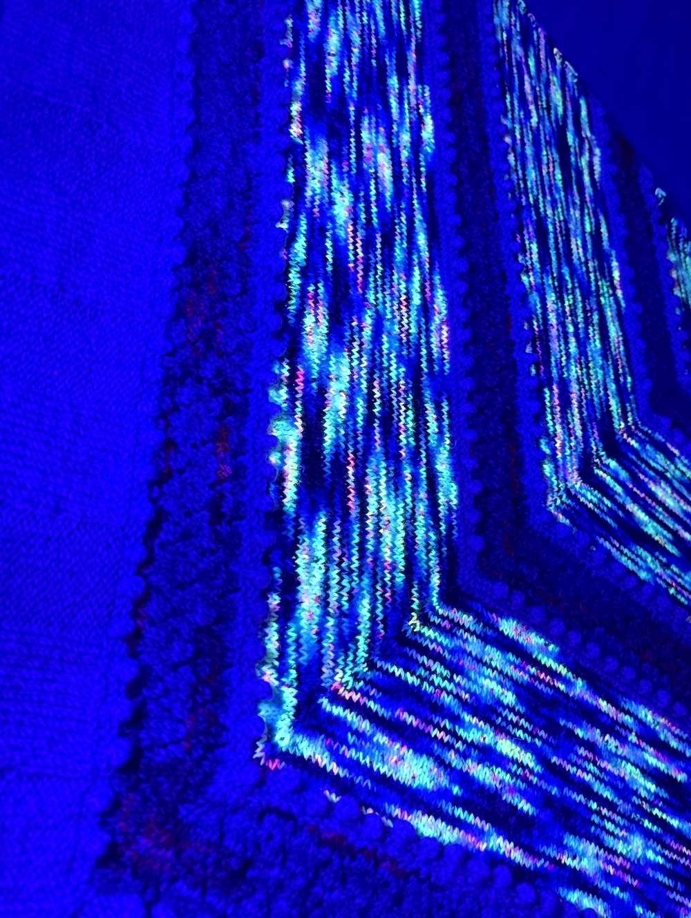Lightweight Shawl Hand Knit One Of A Kind - Picture 6 of 7